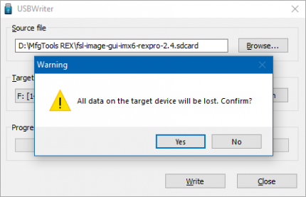 iMX6 Rex Development Kit-USBWriter-Confirm.png