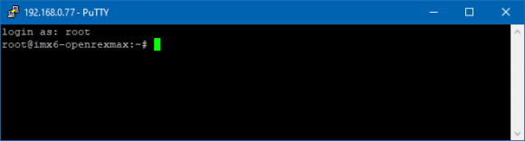 iMX6 OpenRex SBC-PuTTY SSH connection.png